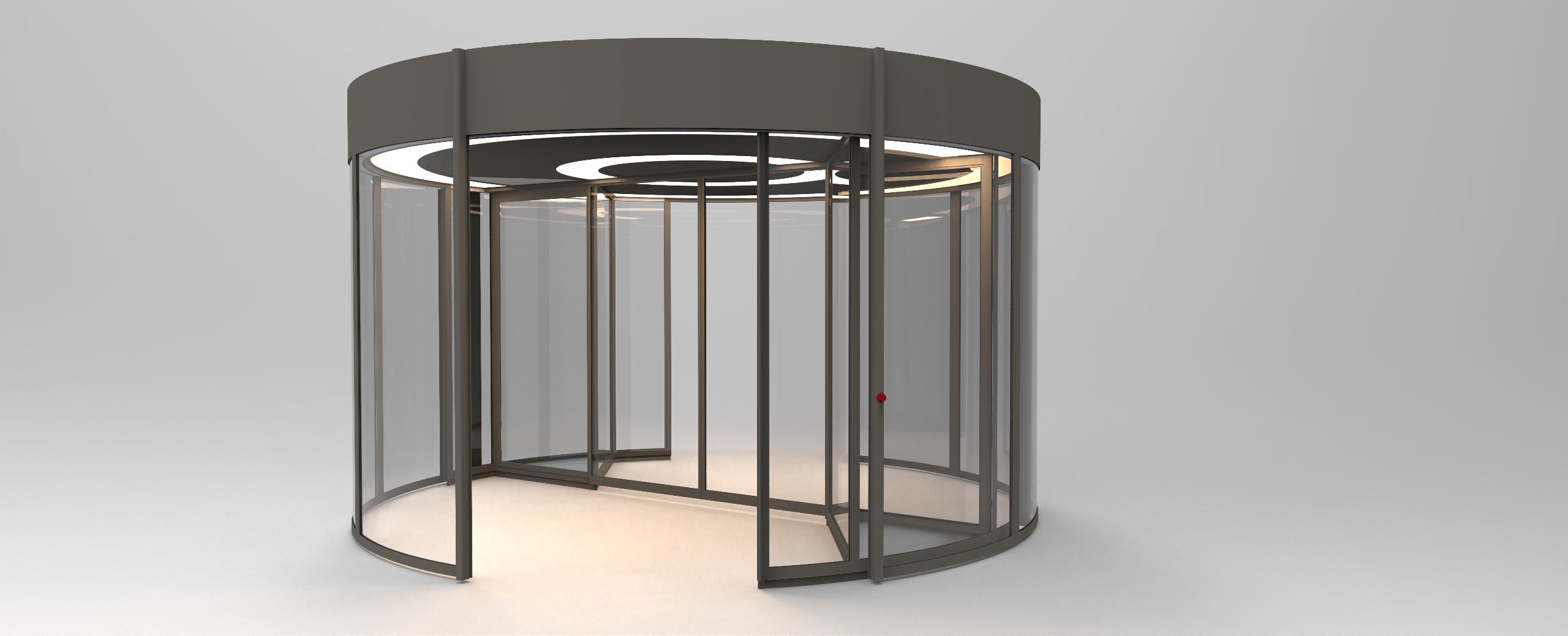 Иллюстрация к публикации «Карусельные двери с освещением Light box»